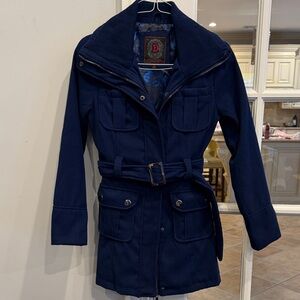 Dollhouse Navy Women's Utility Jacket with Belt